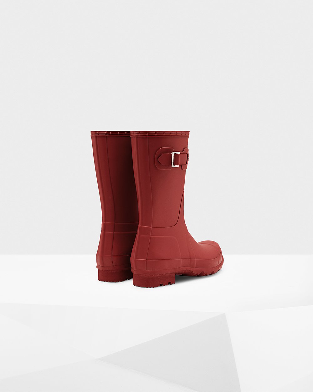 Men Hunter Original | Short Rain Boots Red | NZ-51402-TGMF